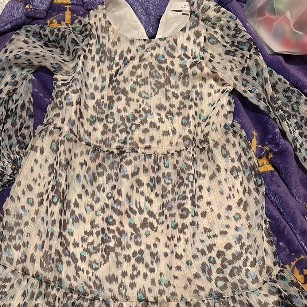LOFT Leopard Print Dress